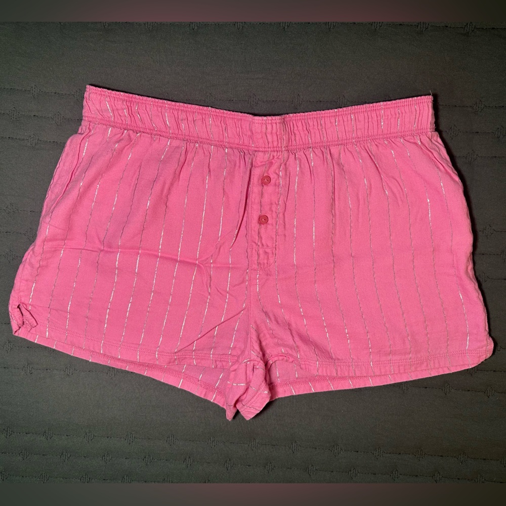Victoria’s Secret PINK Flannel Boxy Pajama Shorts